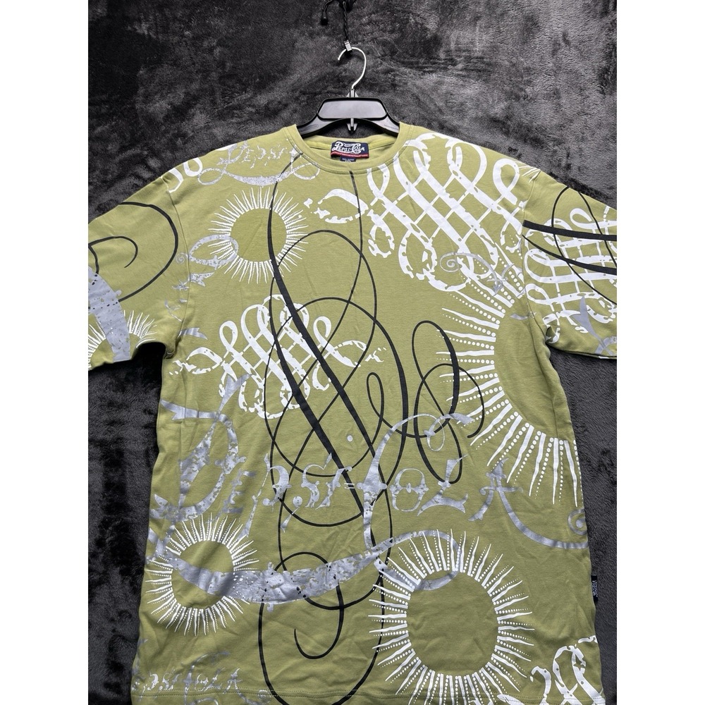 Pepsi-Cola Y2K Men's XXXL 2007 Abstract All Over Print Graphic T-Shirt
